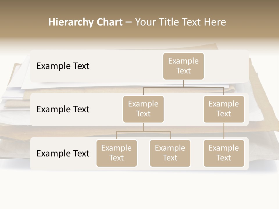 Correspondence White Background Blank PowerPoint Template