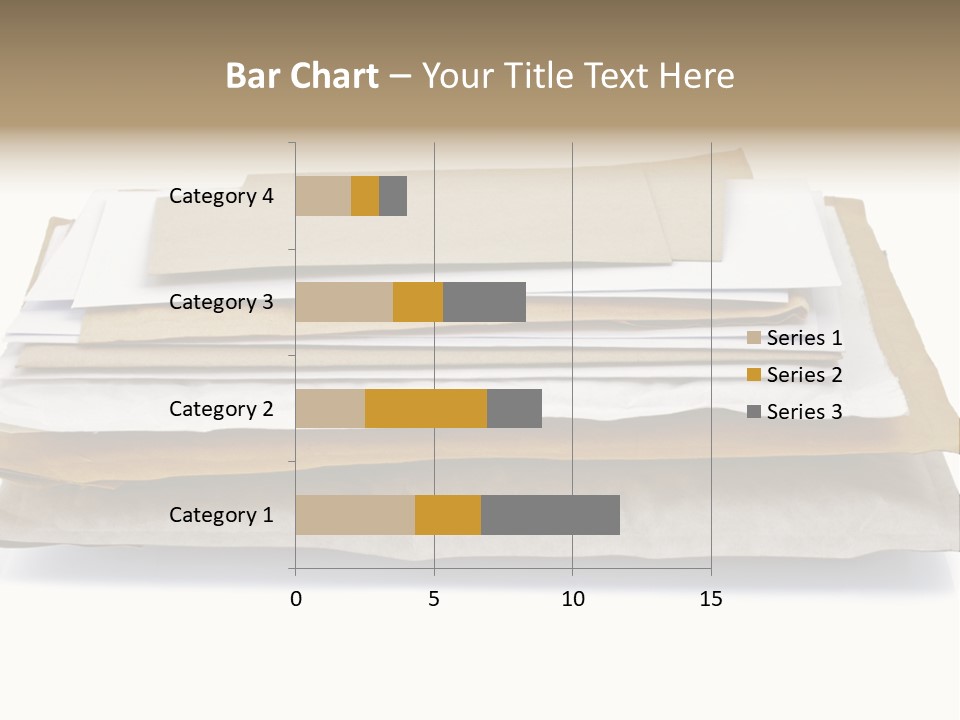 Correspondence White Background Blank PowerPoint Template