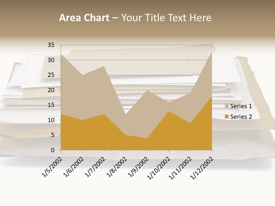 Correspondence White Background Blank PowerPoint Template