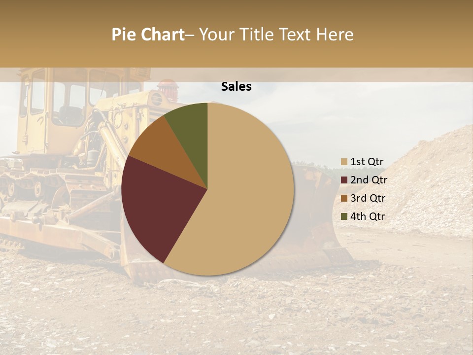 Quarry Power Machinery PowerPoint Template