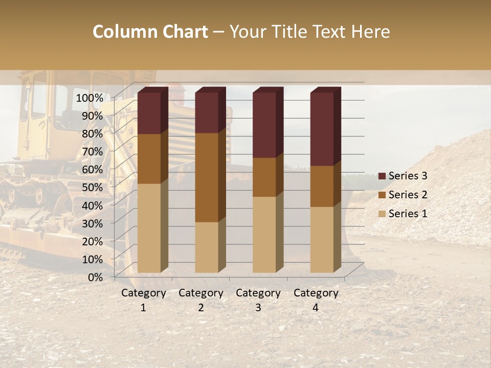 Quarry Power Machinery PowerPoint Template