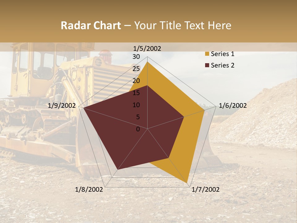Quarry Power Machinery PowerPoint Template