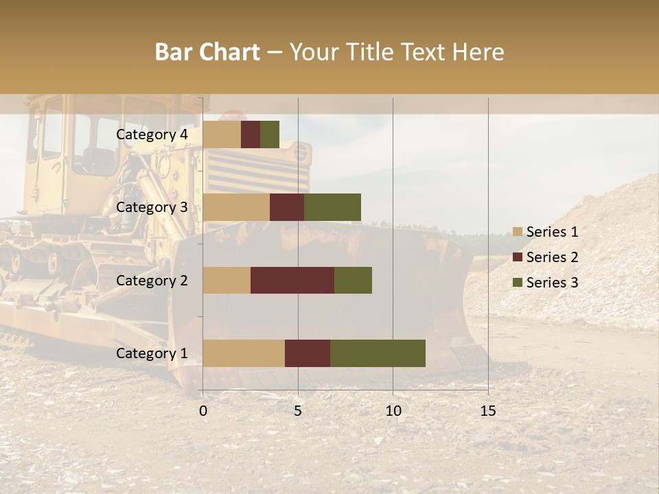 Quarry Power Machinery PowerPoint Template