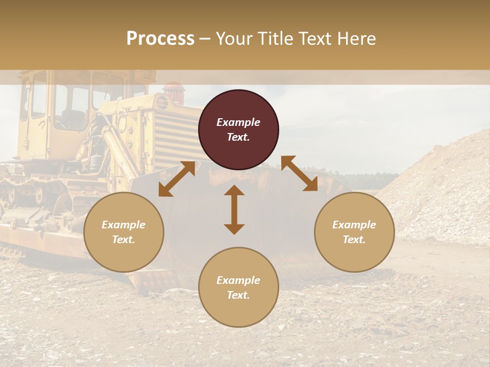 Quarry Power Machinery PowerPoint Template