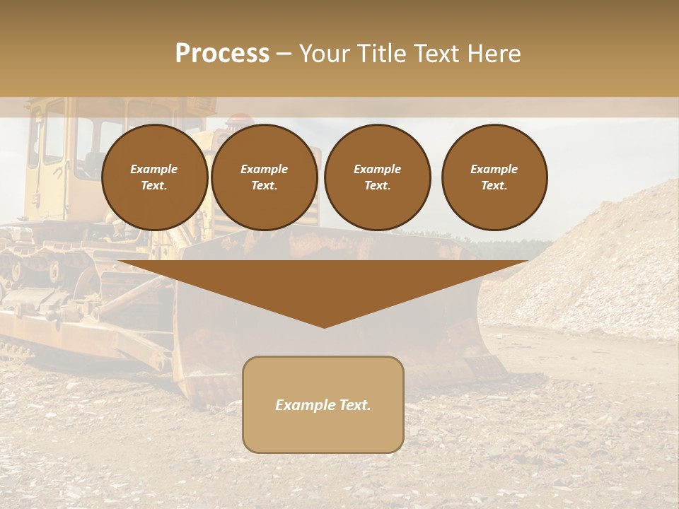 Quarry Power Machinery PowerPoint Template