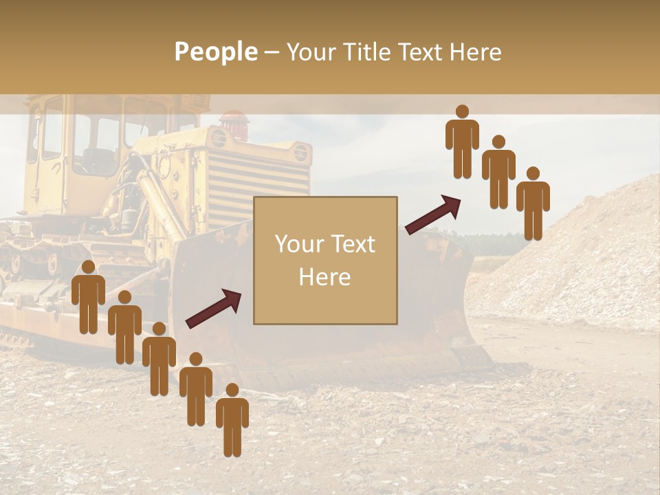 Quarry Power Machinery PowerPoint Template