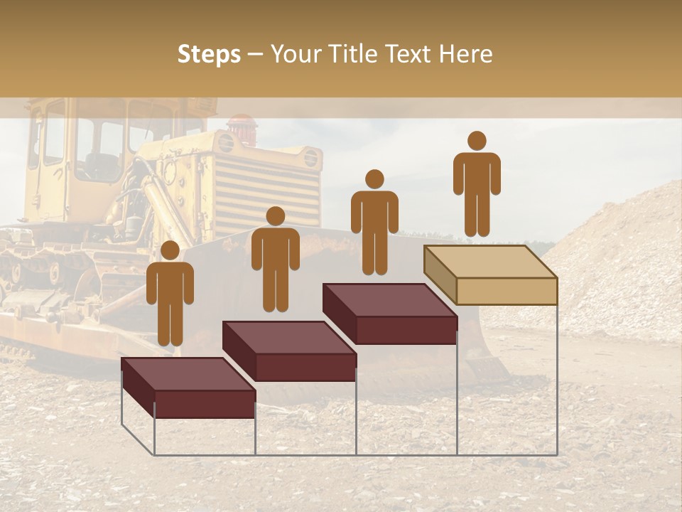 Quarry Power Machinery PowerPoint Template