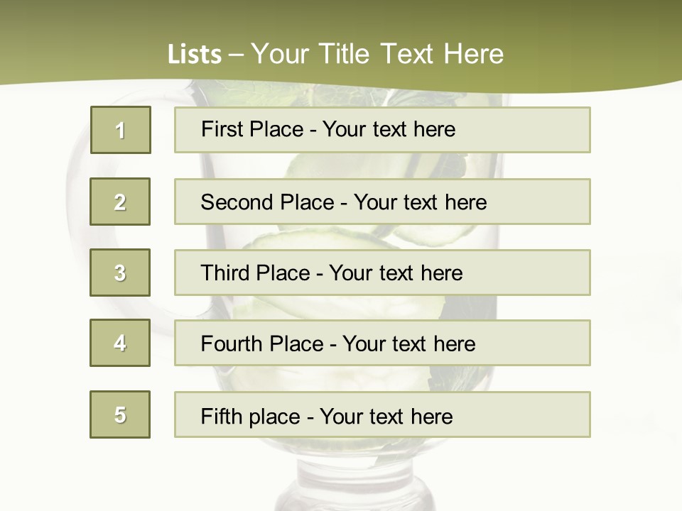 Summer Vegetable Herb PowerPoint Template