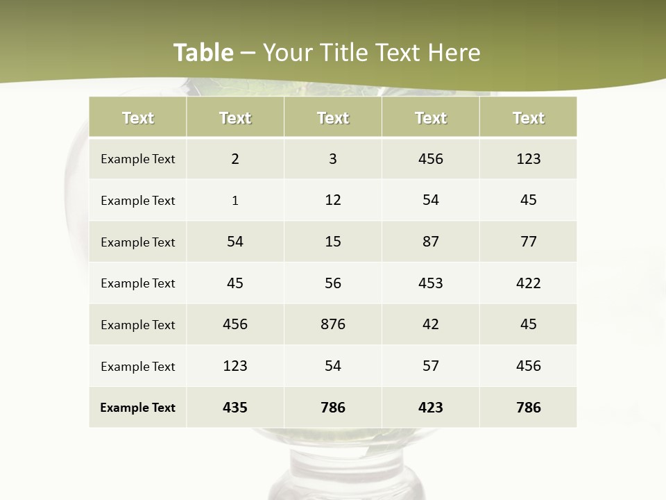 Summer Vegetable Herb PowerPoint Template