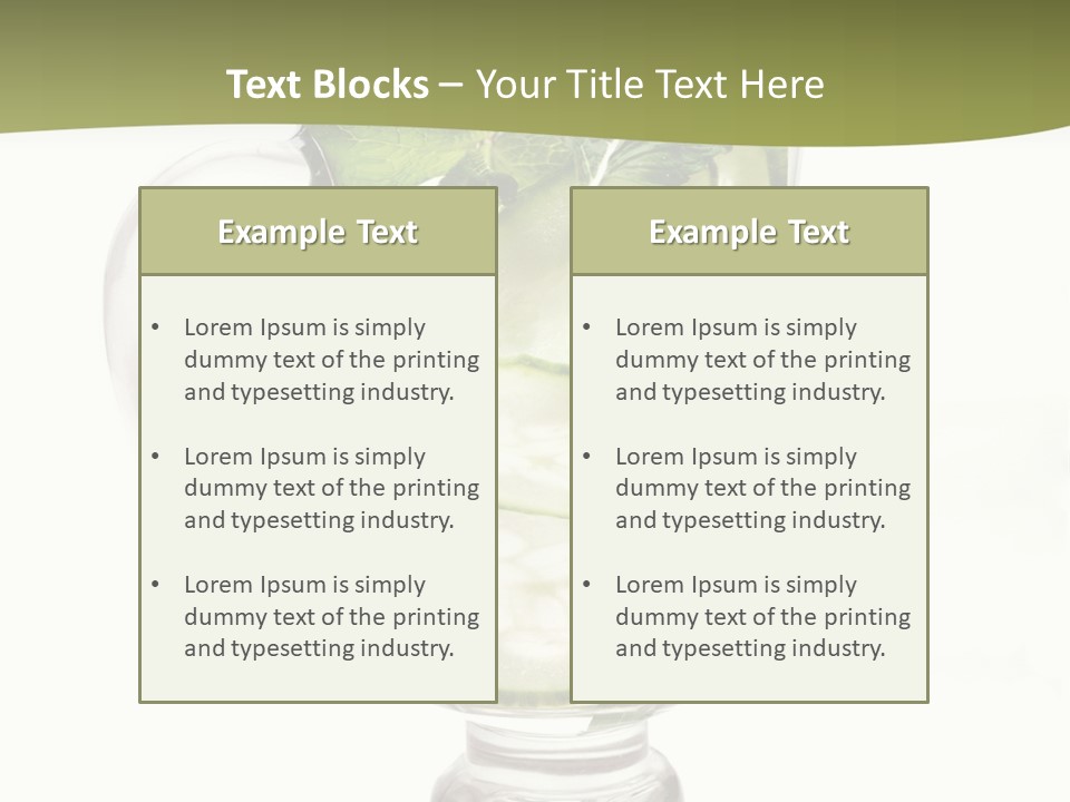 Summer Vegetable Herb PowerPoint Template