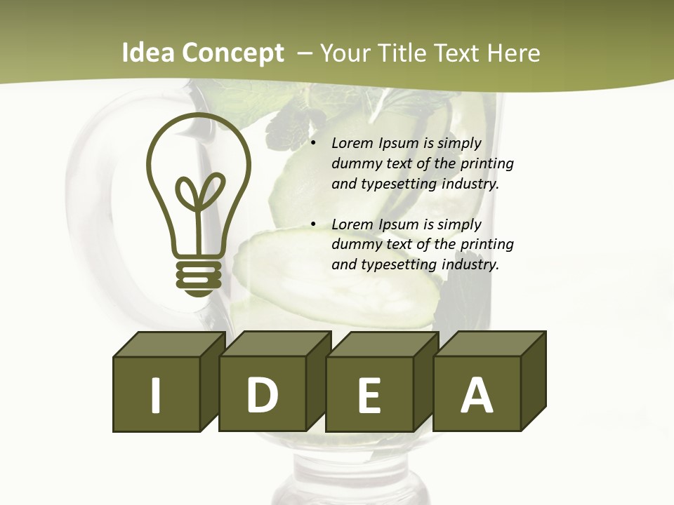 Summer Vegetable Herb PowerPoint Template