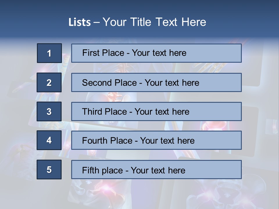 Human Joint Health Care Pain PowerPoint Template