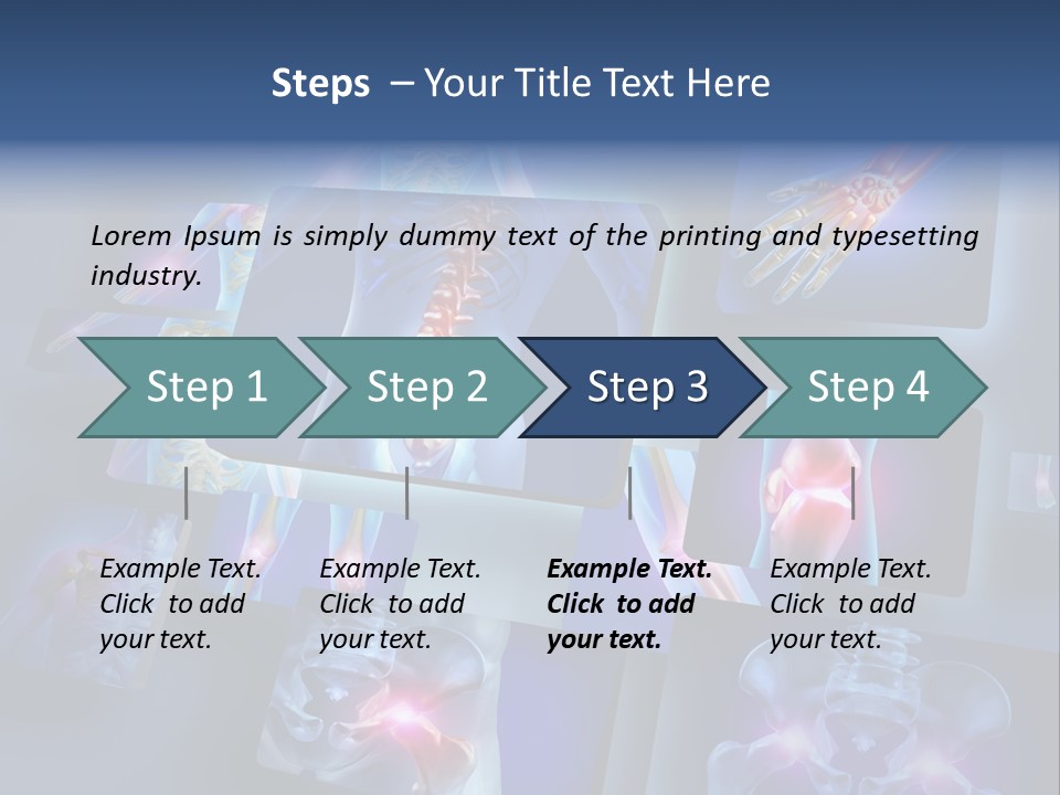 Human Joint Health Care Pain PowerPoint Template