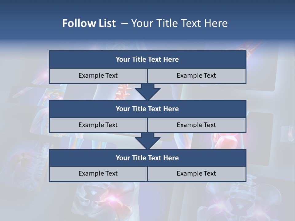 Human Joint Health Care Pain PowerPoint Template