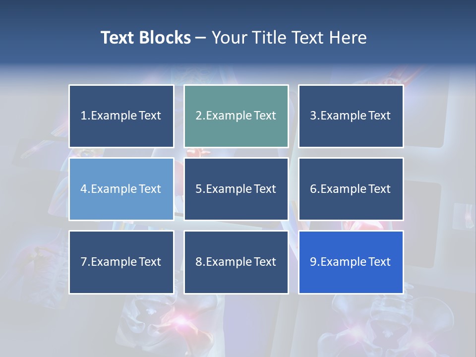Human Joint Health Care Pain PowerPoint Template