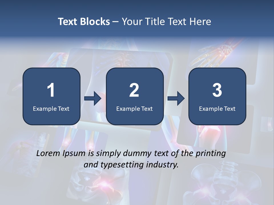 Human Joint Health Care Pain PowerPoint Template