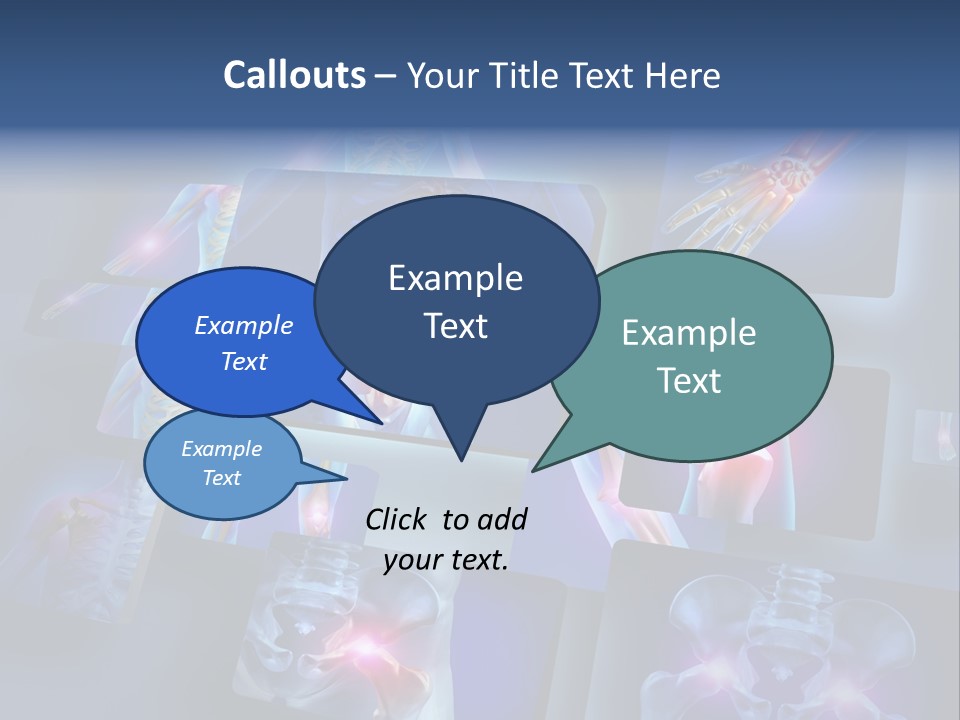 Human Joint Health Care Pain PowerPoint Template