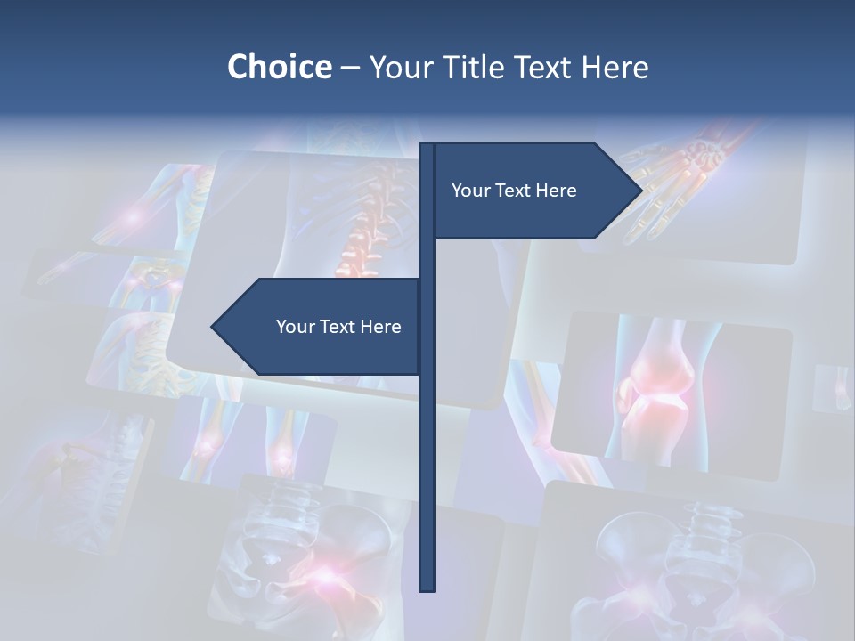 Human Joint Health Care Pain PowerPoint Template