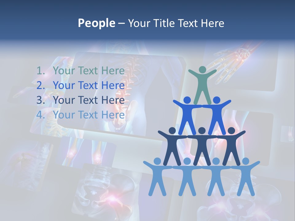 Human Joint Health Care Pain PowerPoint Template