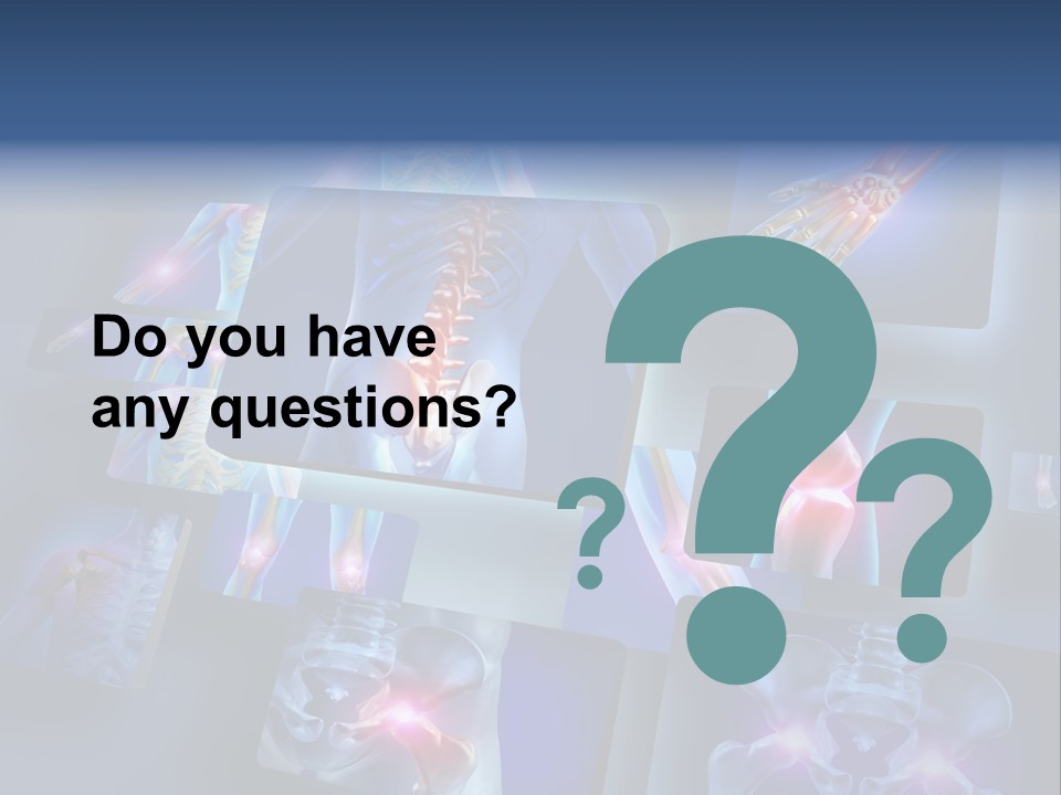 Human Joint Health Care Pain PowerPoint Template