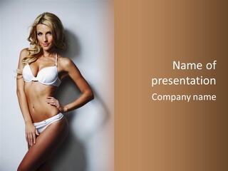 Body Elegance Naked PowerPoint Template