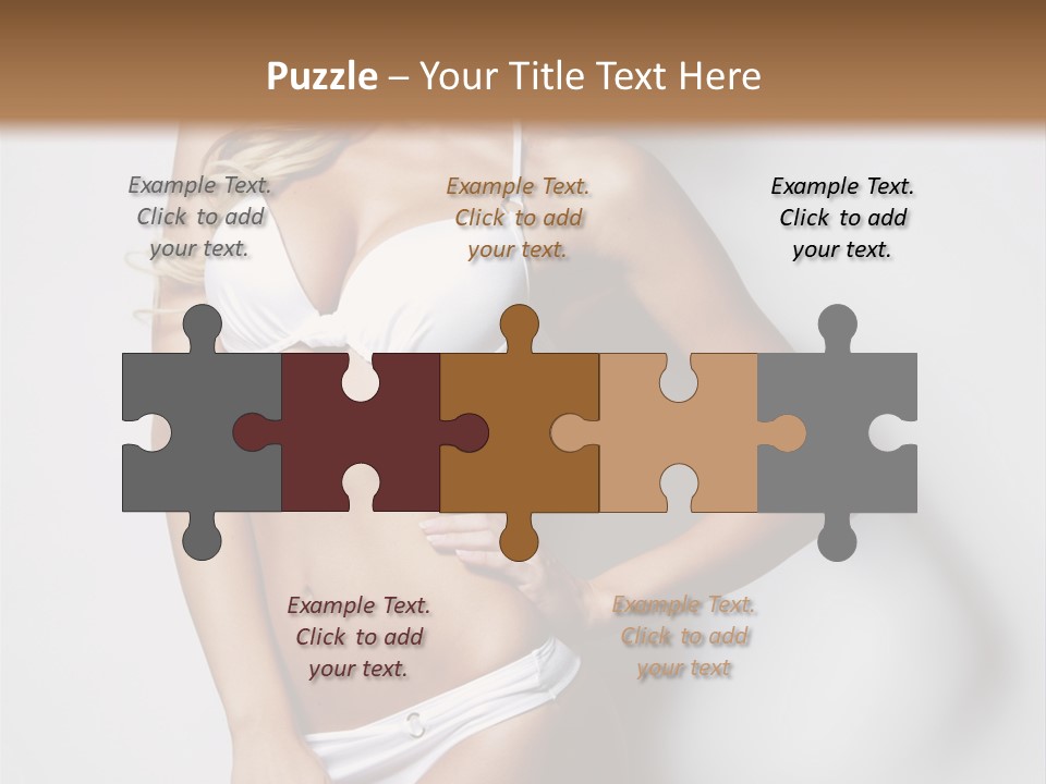 Body Elegance Naked PowerPoint Template