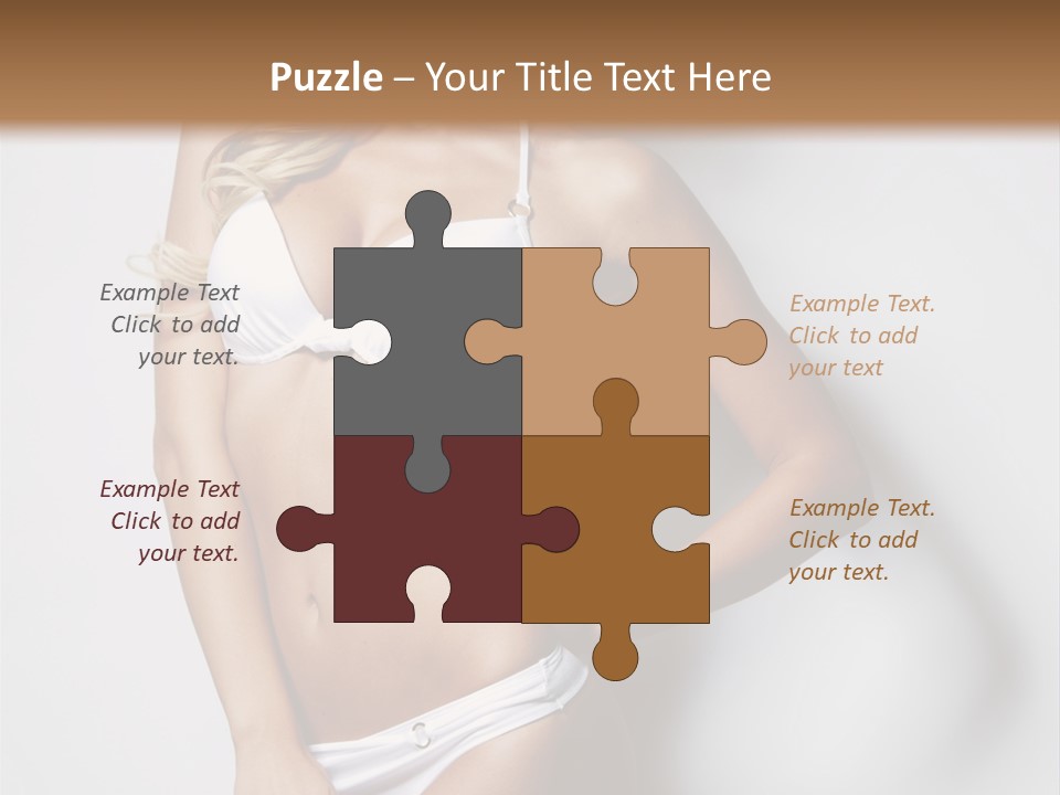 Body Elegance Naked PowerPoint Template