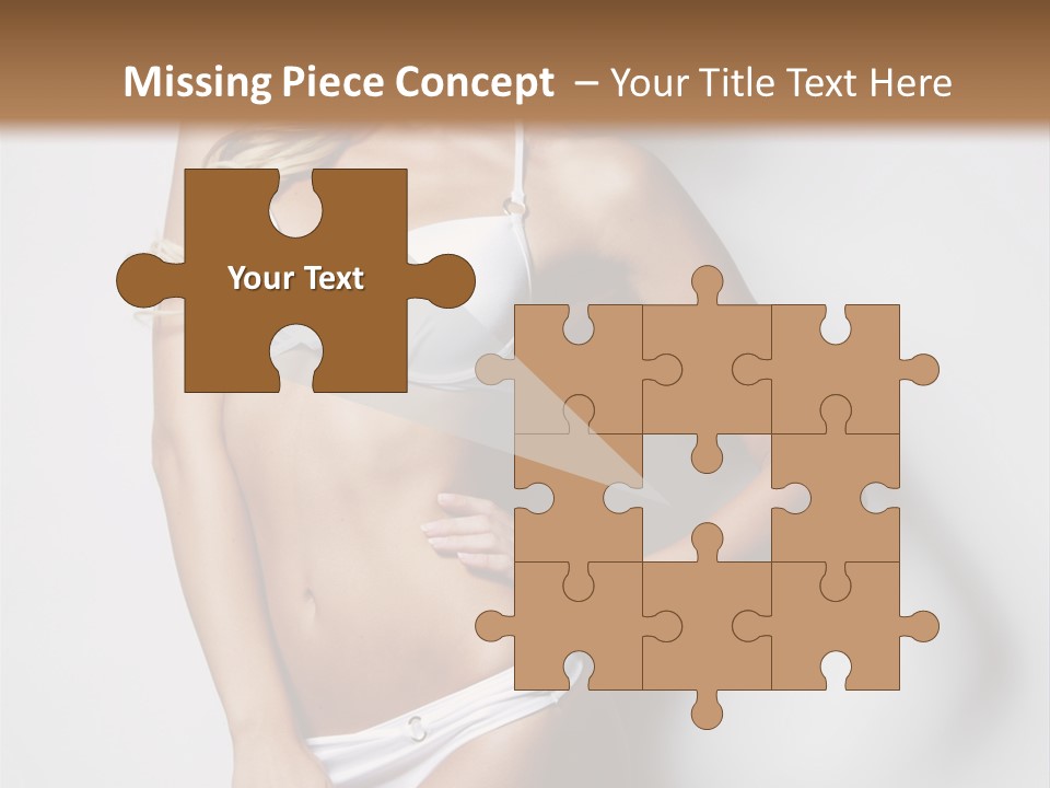Body Elegance Naked PowerPoint Template