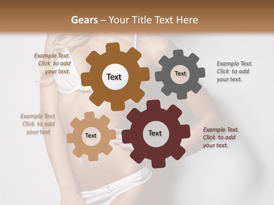 Body Elegance Naked PowerPoint Template