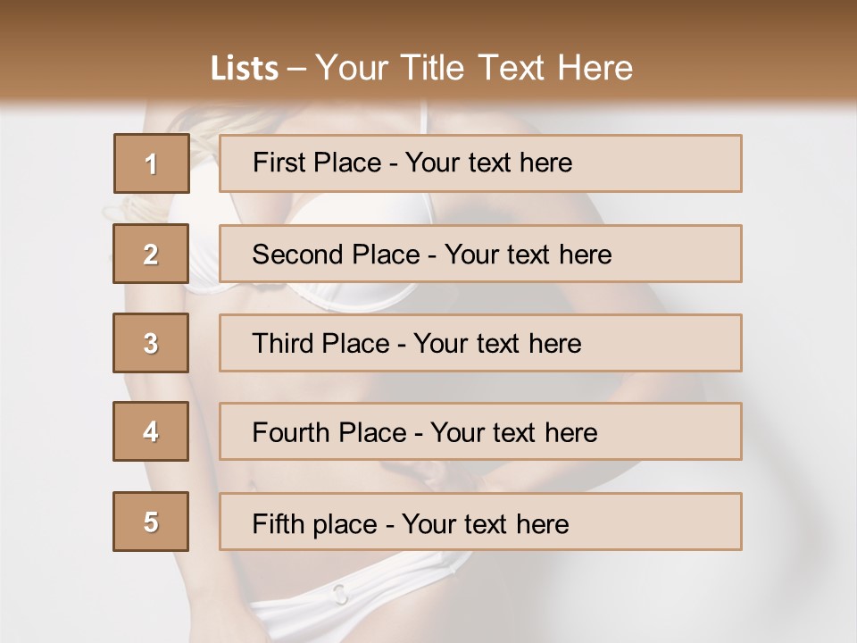 Body Elegance Naked PowerPoint Template
