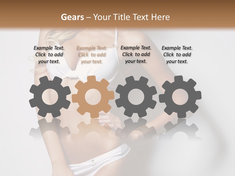 Body Elegance Naked PowerPoint Template