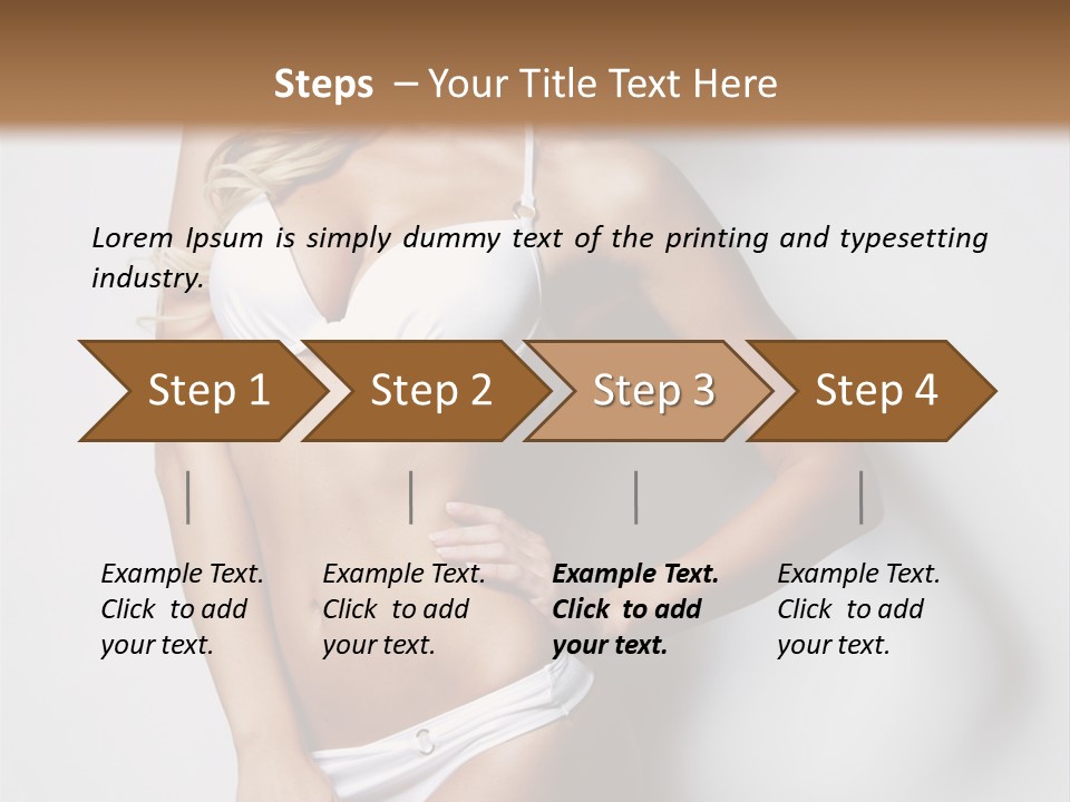 Body Elegance Naked PowerPoint Template
