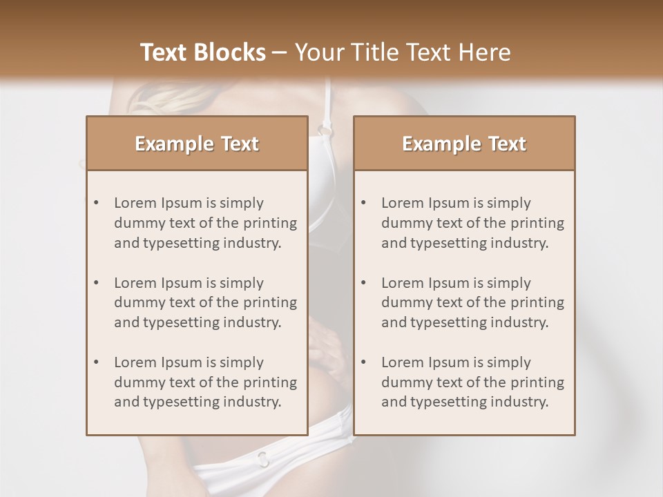 Body Elegance Naked PowerPoint Template