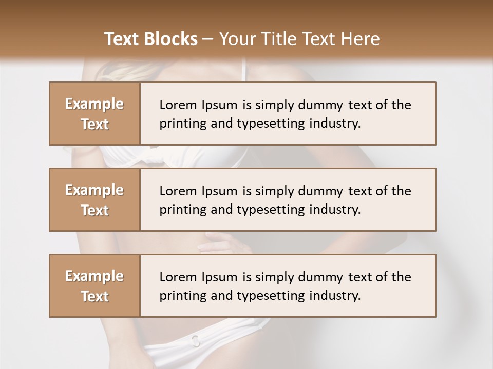 Body Elegance Naked PowerPoint Template