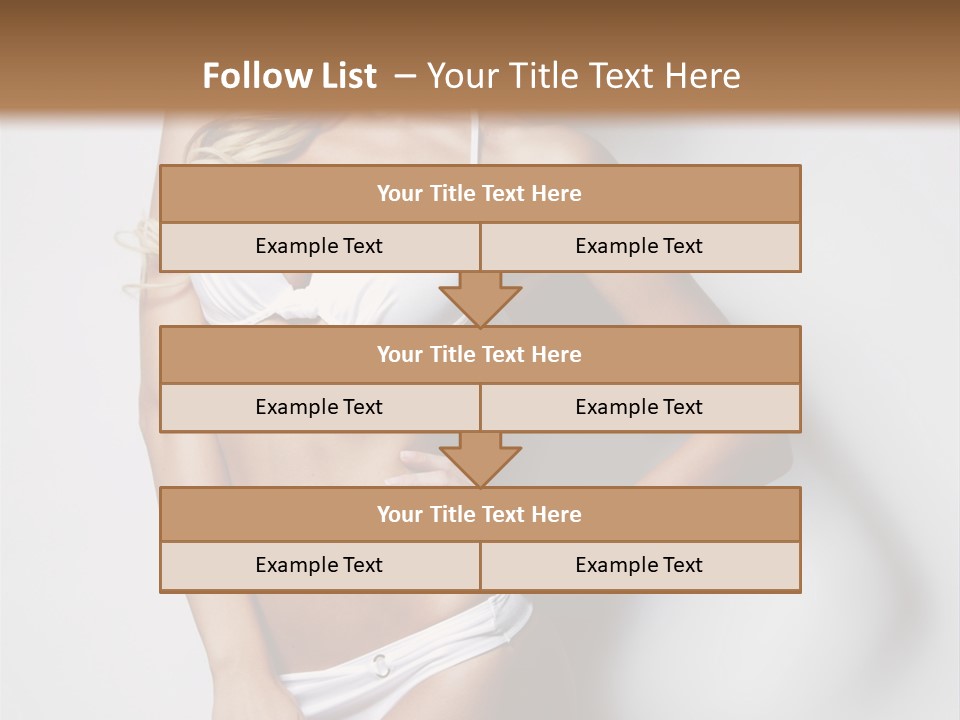 Body Elegance Naked PowerPoint Template