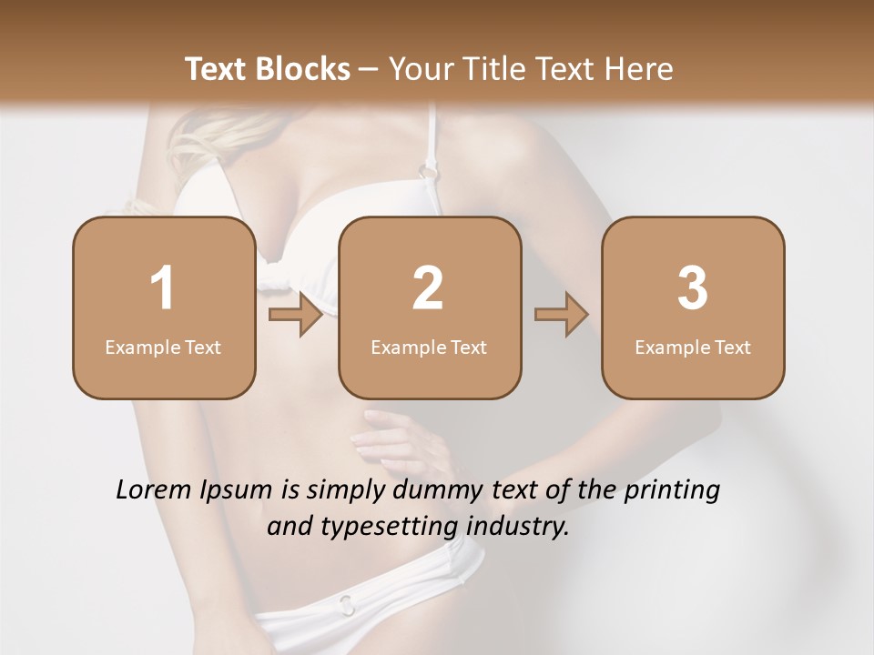 Body Elegance Naked PowerPoint Template