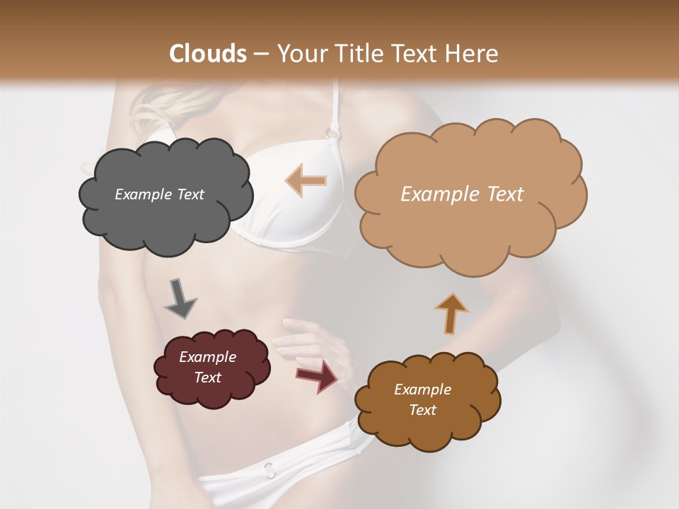 Body Elegance Naked PowerPoint Template