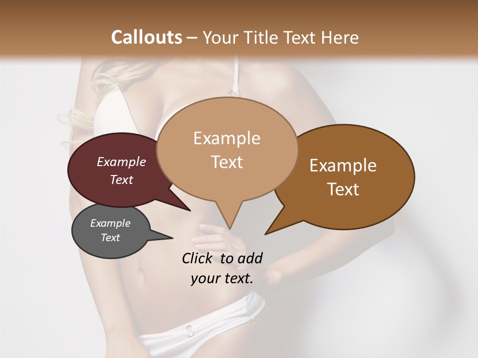 Body Elegance Naked PowerPoint Template