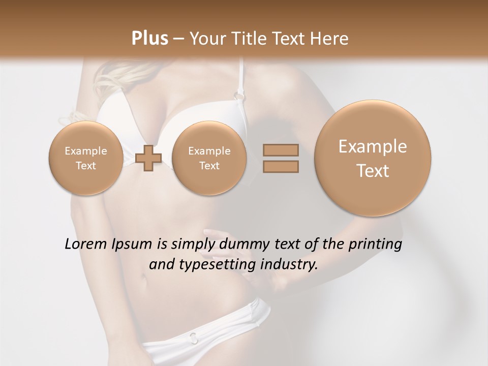 Body Elegance Naked PowerPoint Template