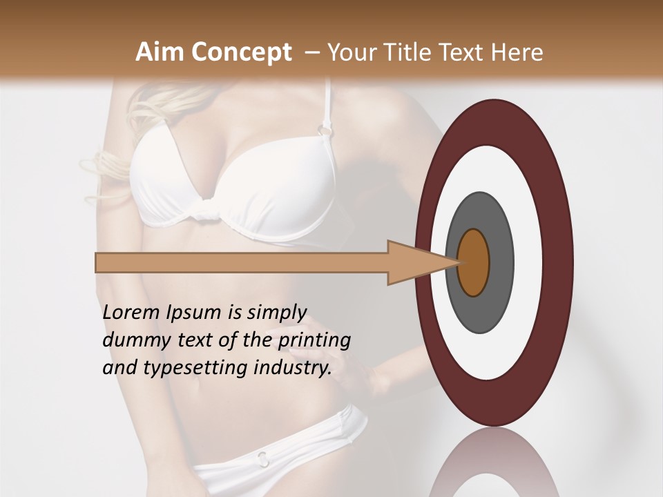 Body Elegance Naked PowerPoint Template