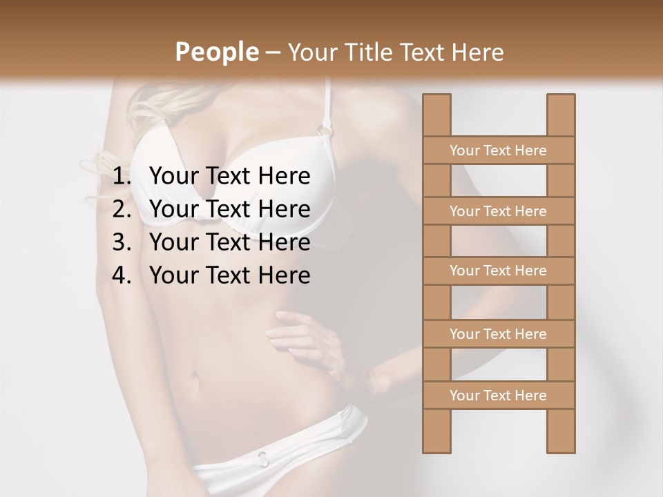 Body Elegance Naked PowerPoint Template