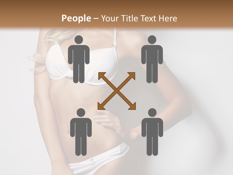 Body Elegance Naked PowerPoint Template