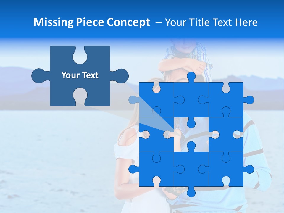 Laugh Handsome Embracing PowerPoint Template