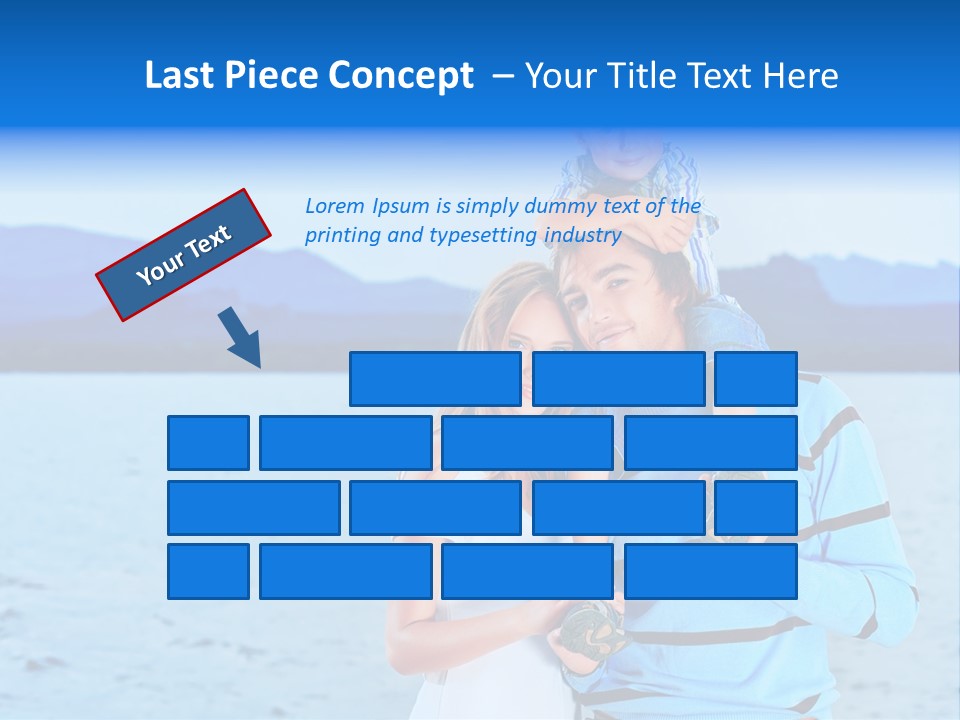 Laugh Handsome Embracing PowerPoint Template
