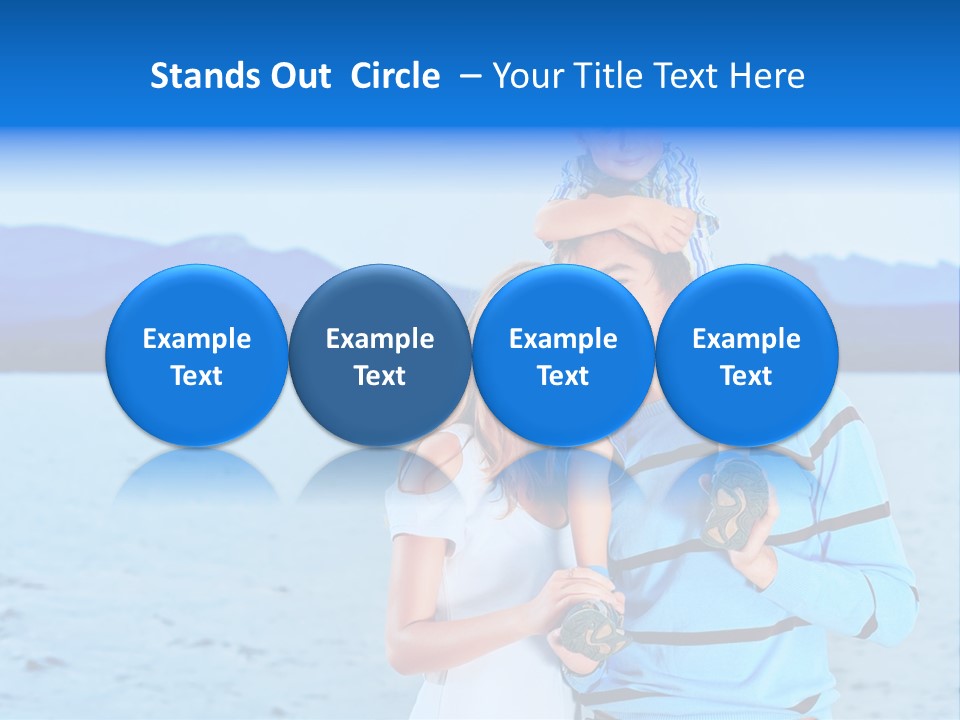 Laugh Handsome Embracing PowerPoint Template