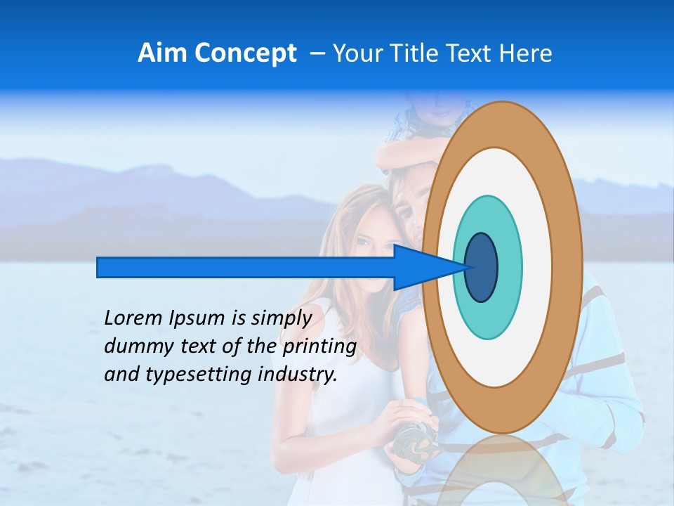 Laugh Handsome Embracing PowerPoint Template