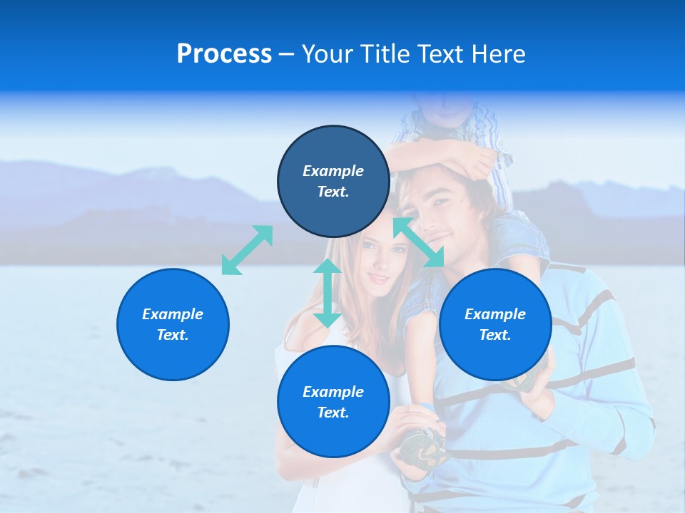 Laugh Handsome Embracing PowerPoint Template