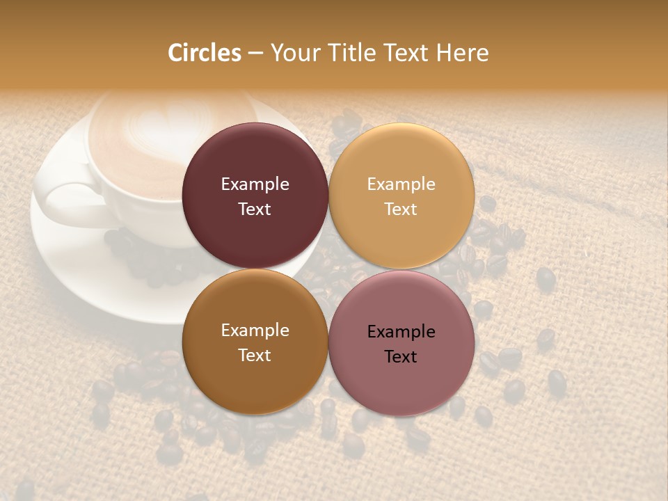 Beverage Burlap Brown PowerPoint Template