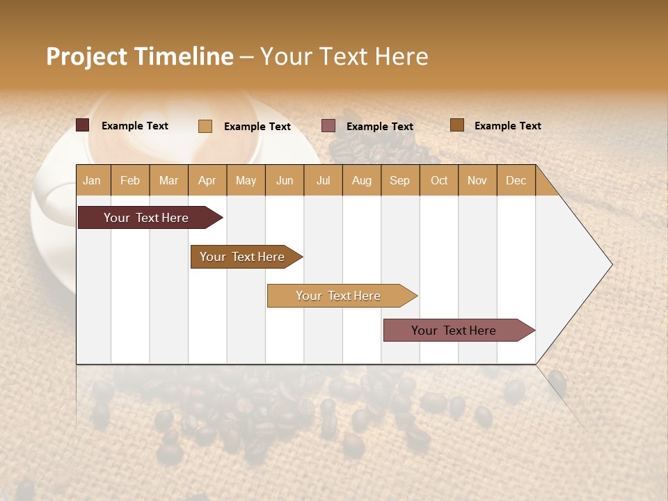 Beverage Burlap Brown PowerPoint Template