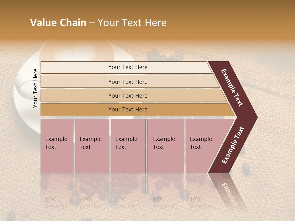 Beverage Burlap Brown PowerPoint Template